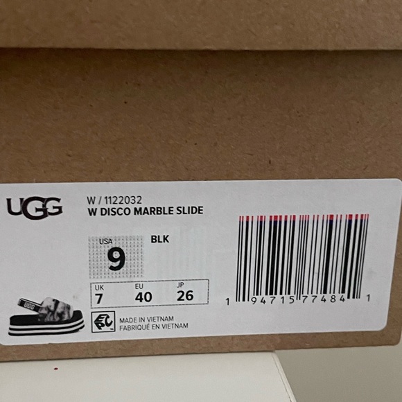 Ugg disco marble slide black and white - Picture 8 of 8